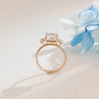 IGI Certified 1-5 Carat D Color VS1 Clarity Emerald Cut Lab Grown Diamond Engagement Ring in 14K/18K Gold or Platinum