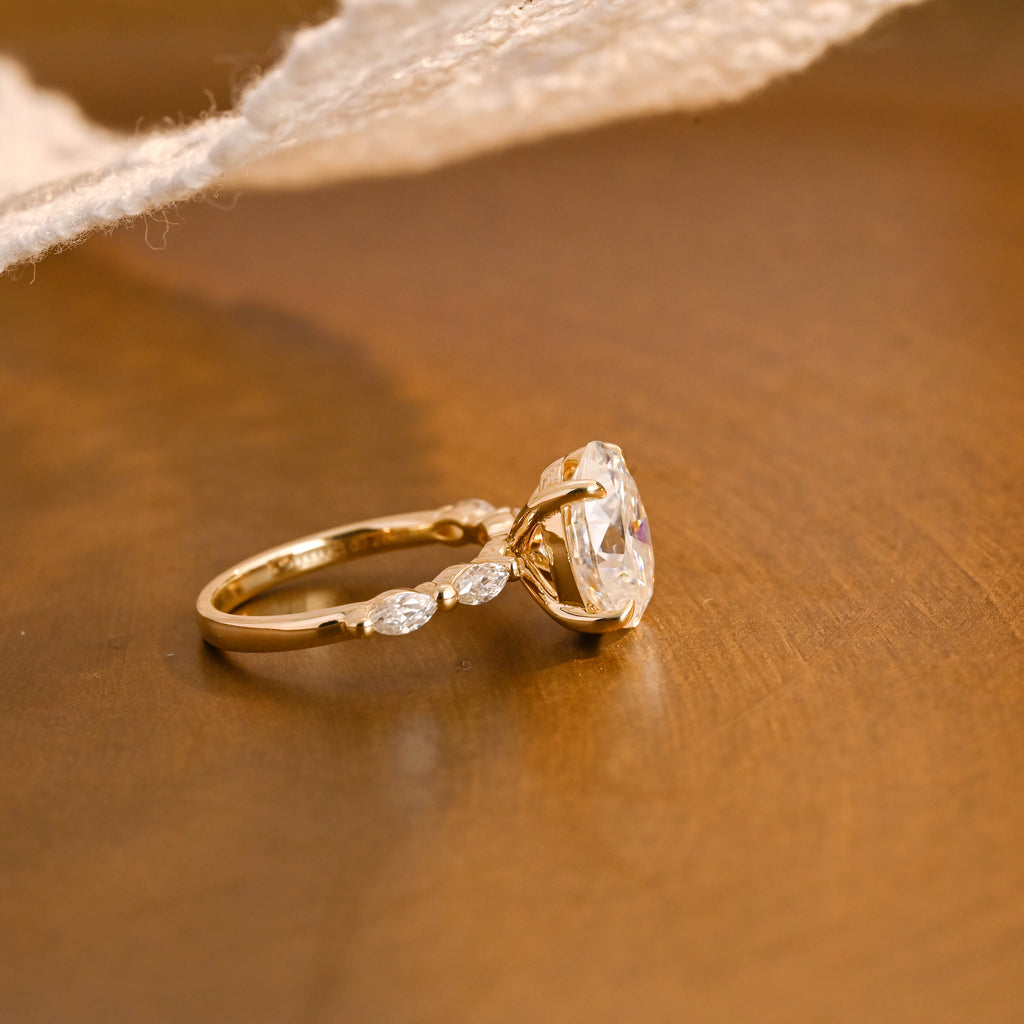 IGI Certified 1-5 Carat Oval Cut Lab Grown Diamond Ring | D VS1 EX | 14K 18K Gold & Platinum