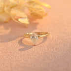 IGI Certified 1-5 Carat D Color VS1 Clarity Pear Cut Lab Grown Diamond Engagement Ring in 14K/18K Gold or Platinum