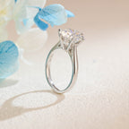 IGI Certified Round Cut Lab Grown Diamond Engagement Ring, 1-5 Carat D VS1, 14K/18K Gold or Platinum