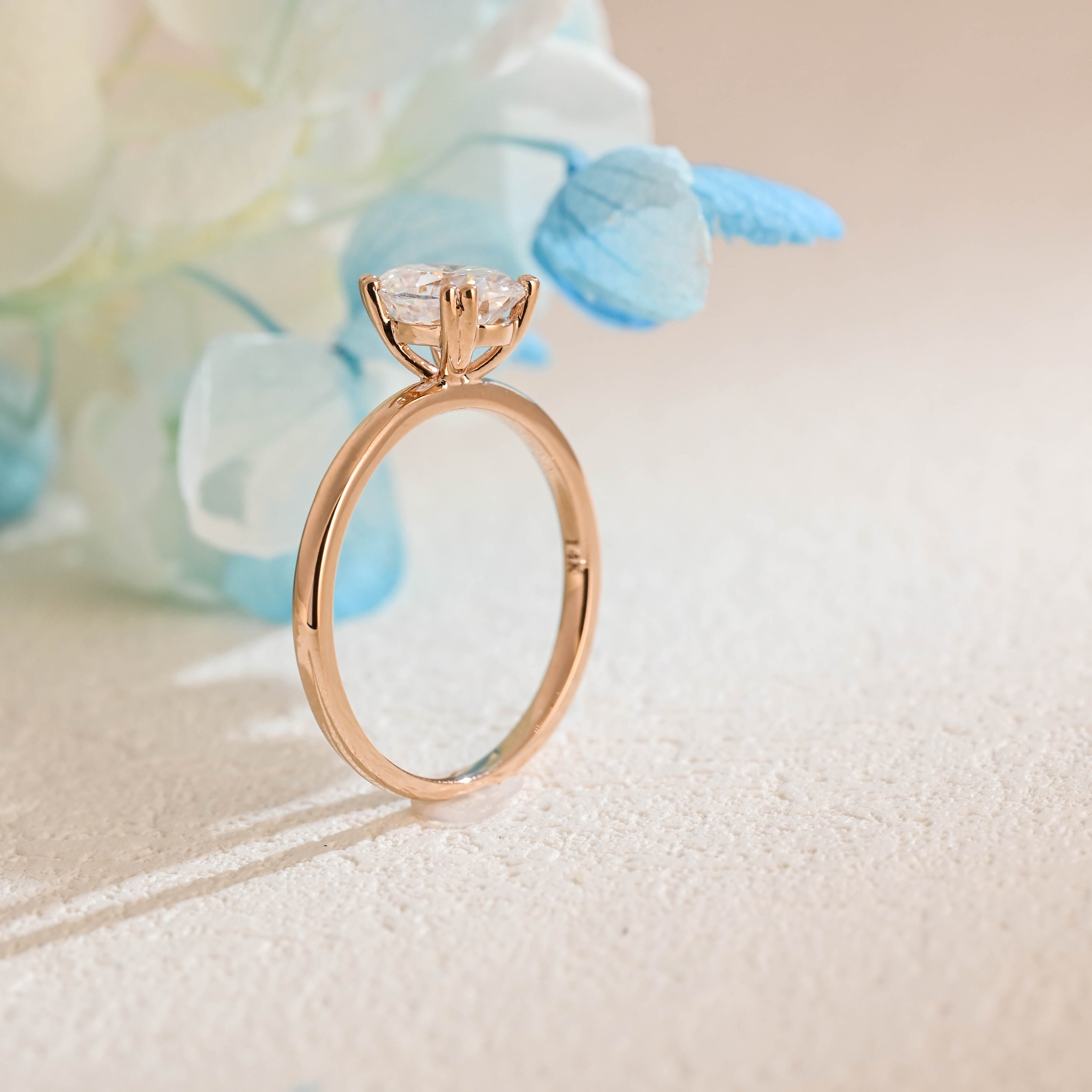 IGI Certified 1-5 Carat D Color VS1 Clarity Oval Cut Lab Grown Diamond Engagement Ring in 14K/18K Gold or Platinum