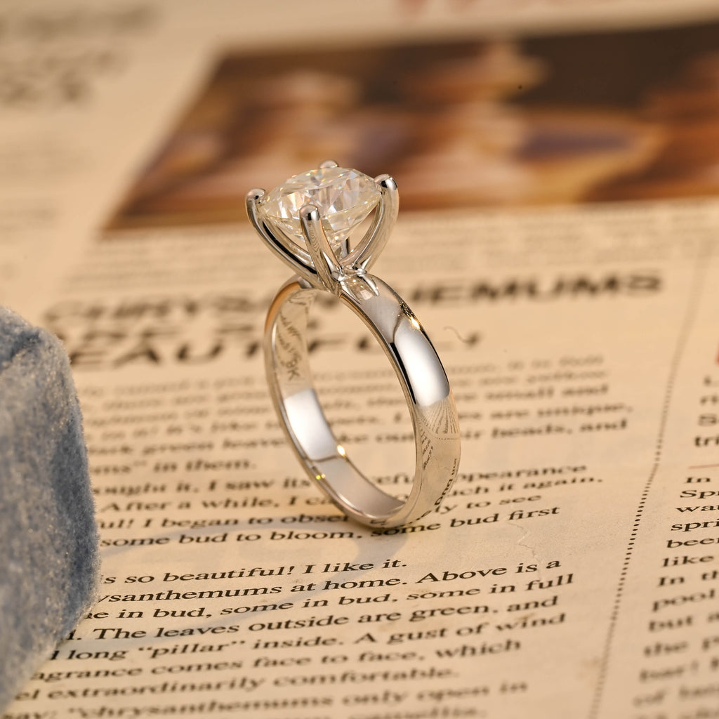 IGI Certified 1-3 Carat Cushion Cut Lab Grown Diamond Ring | D VS1 EX | 14K 18K  Gold & Platinum