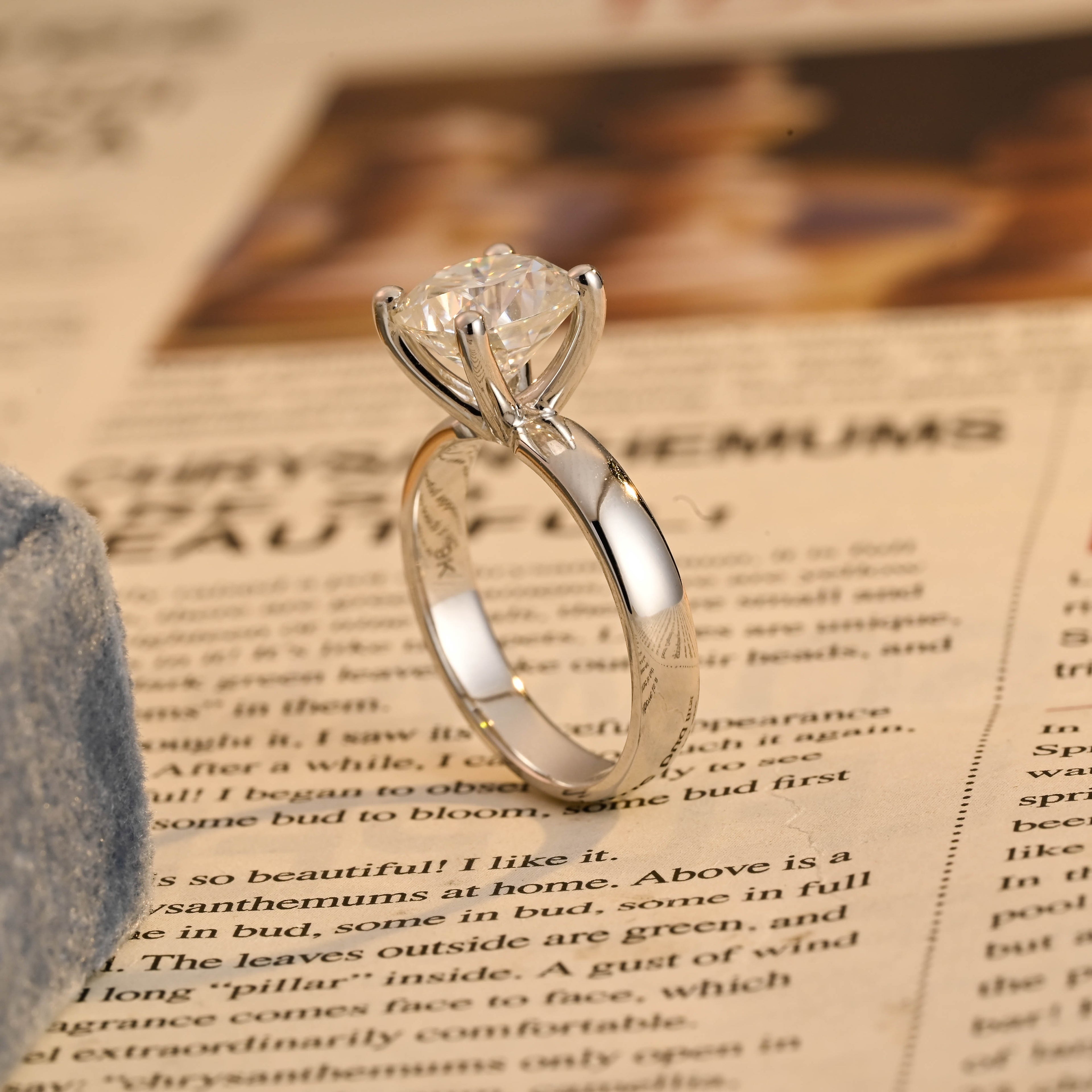 IGI Certified 1-3 Carat Cushion Cut Lab Grown Diamond Ring | D VS1 EX | 14K 18K  Gold & Platinum