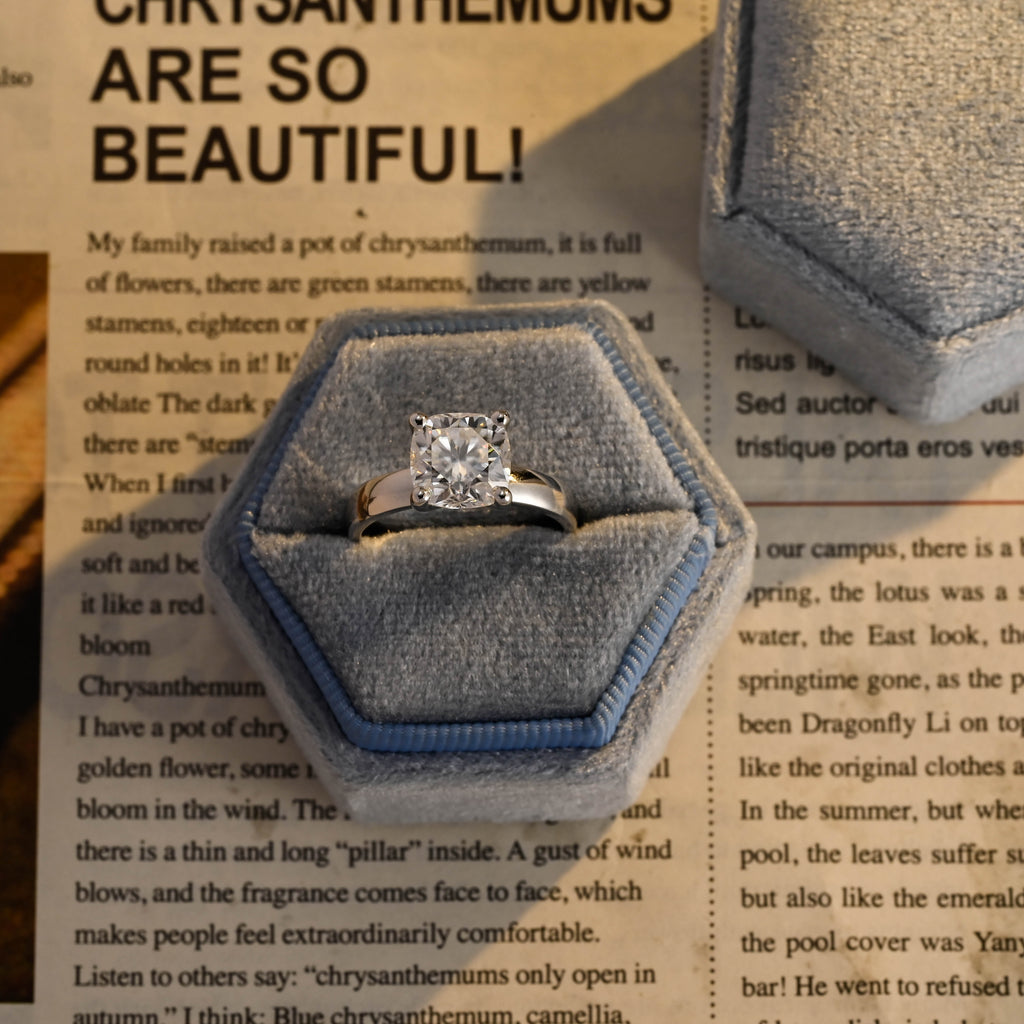 IGI Certified 1-3 Carat Cushion Cut Lab Grown Diamond Ring | D VS1 EX | 14K 18K  Gold & Platinum