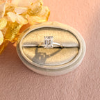 IGI Certified 1-5 Carat D Color VS1 Clarity Emerald Cut Lab Grown Diamond Engagement Ring in 14K/18K Gold or Platinum