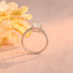 IGI Certified 1-5 Carat D Color VS1 Clarity Emerald Cut Lab Grown Diamond Engagement Ring in 14K/18K Gold or Platinum