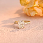IGI Certified 1-5 Carat D Color VS1 Clarity Radiant Cut Lab Grown Diamond Engagement Ring in 14K/18K Gold or Platinum