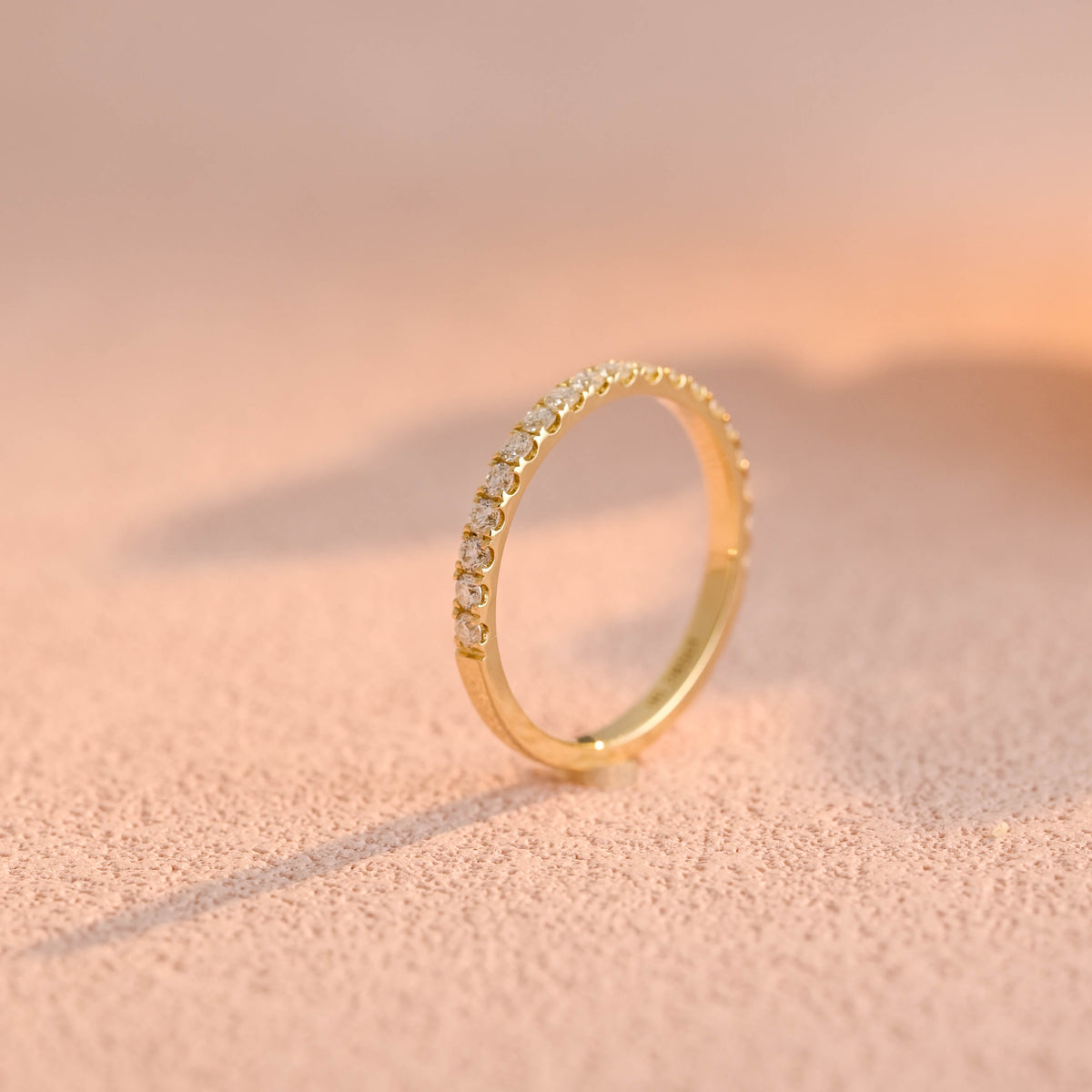 Lab Cultured Diamond Engagement Ring | Customizable Women's/Gentlemen's Wedding Bands | Eco-Friendly 14K/18K Yellow Gold/Platinum Setting