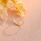 Lab Cultured Diamond Engagement Ring | Customizable Women's/Gentlemen's Wedding Bands | Eco-Friendly 14K/18K Yellow Gold/Platinum Setting