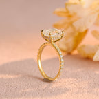 IGI Certified 1-5 Carat D Color VS1 Clarity Emerald Cut Lab Grown Diamond Engagement Ring in 14K/18K Gold or Platinum