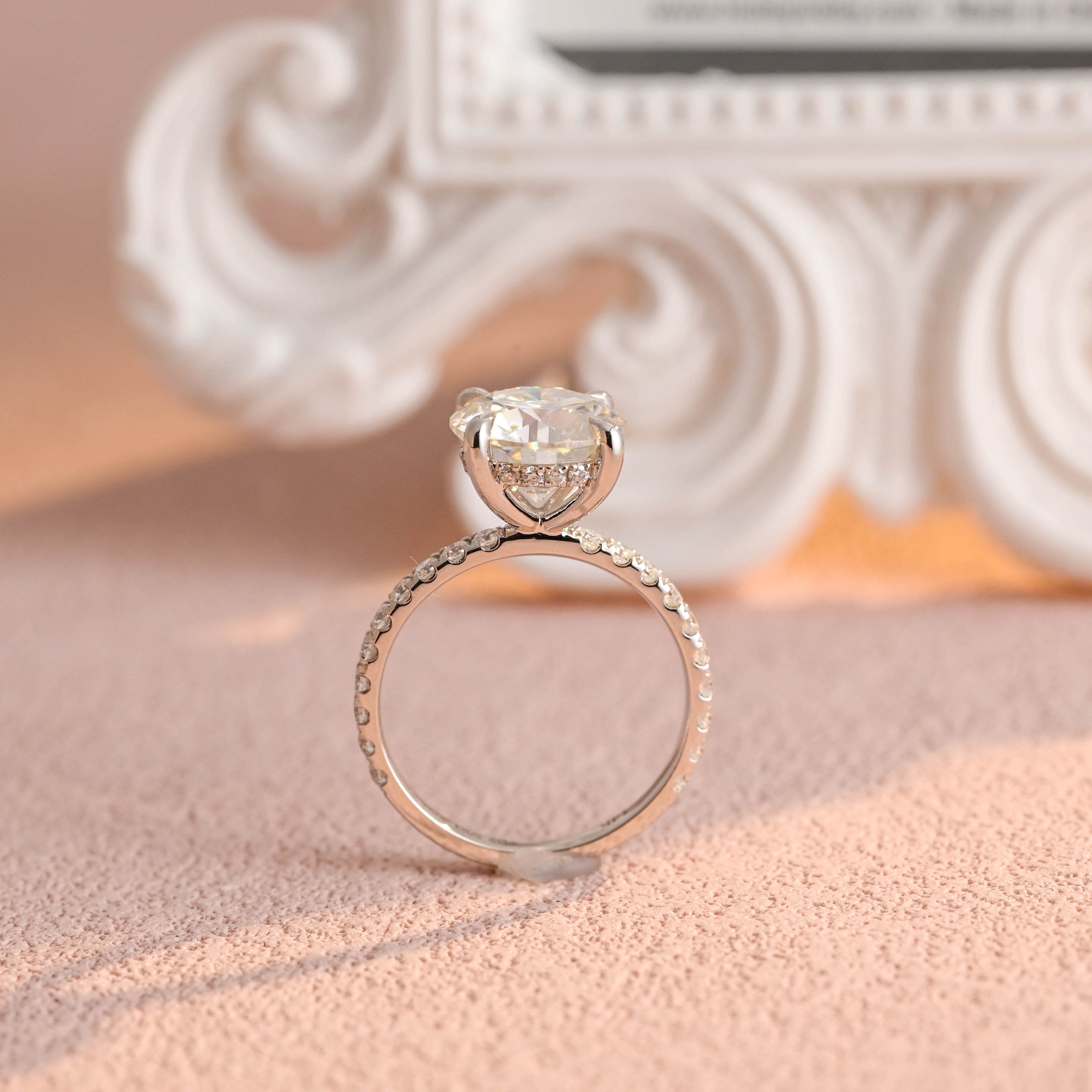 IGI Certified Round Cut Lab Grown Diamond Engagement Ring, 1-5 Carat D VS1, 14K/18K Gold or Platinum