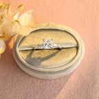 IGI Certified Princess Cut Lab Grown Diamond Ring - 1-5 CT D VS1 - 14K/18K Gold & Platinum