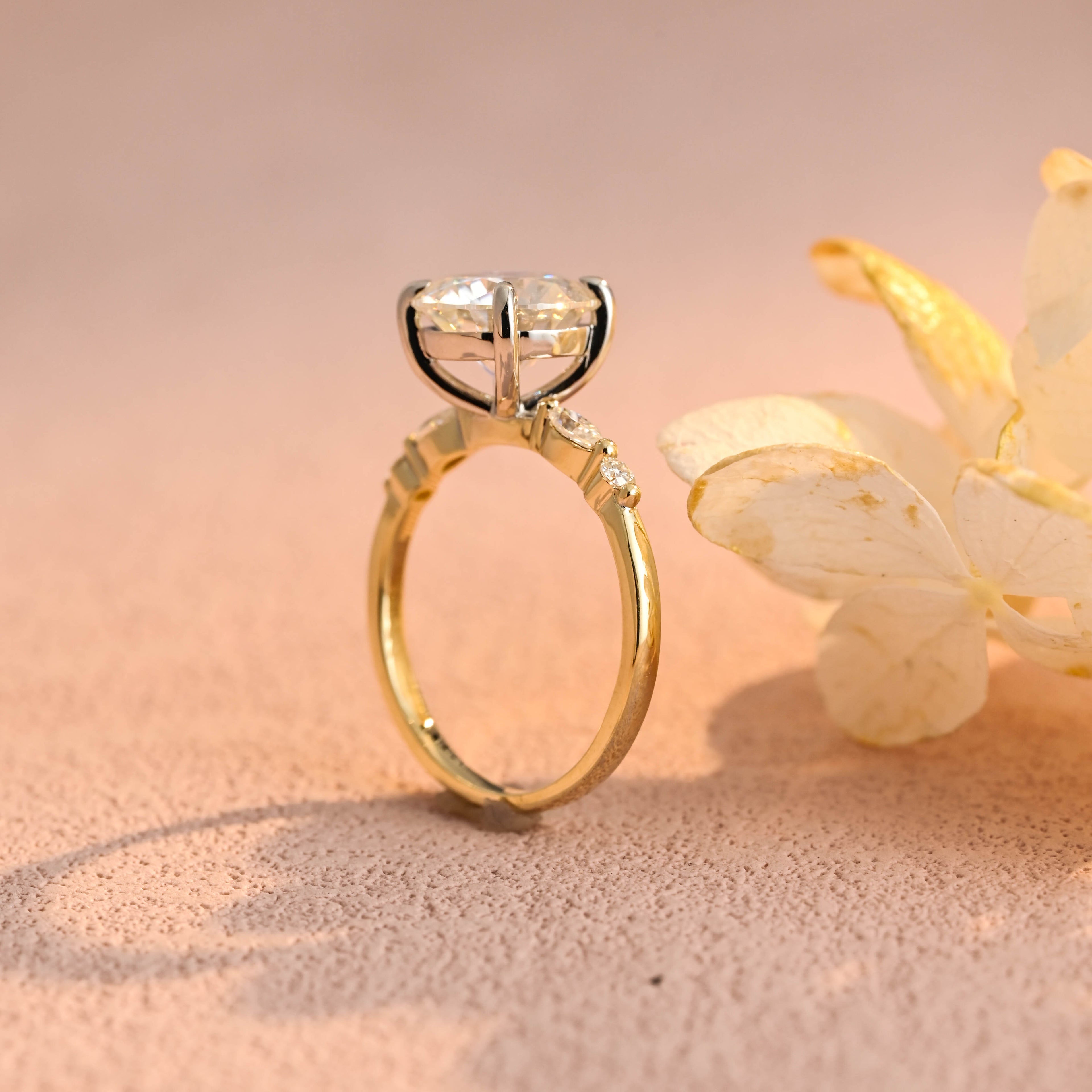 IGI Certified Round Cut Lab Grown Diamond Engagement Ring, 1-5 Carat D VS1, 14K/18K Gold or Platinum