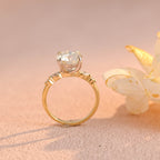 IGI Certified Round Cut Lab Grown Diamond Engagement Ring, 1-5 Carat D VS1, 14K/18K Gold or Platinum
