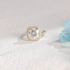 IGI Certified 1-3 Carat Cushion Cut Lab Grown Diamond Ring | D VS1 EX | 14K 18K  Gold & Platinum