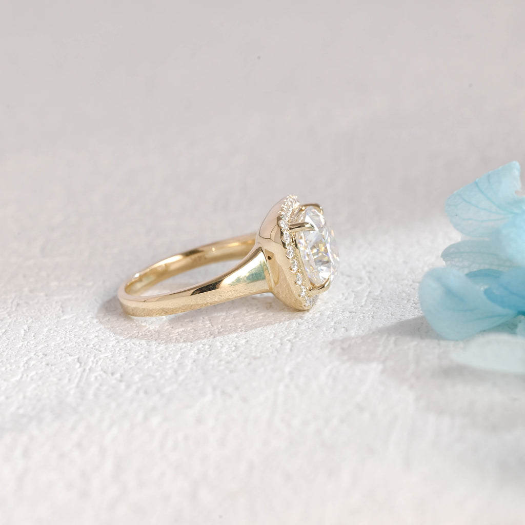 IGI Certified 1-3 Carat Cushion Cut Lab Grown Diamond Ring | D VS1 EX | 14K 18K  Gold & Platinum