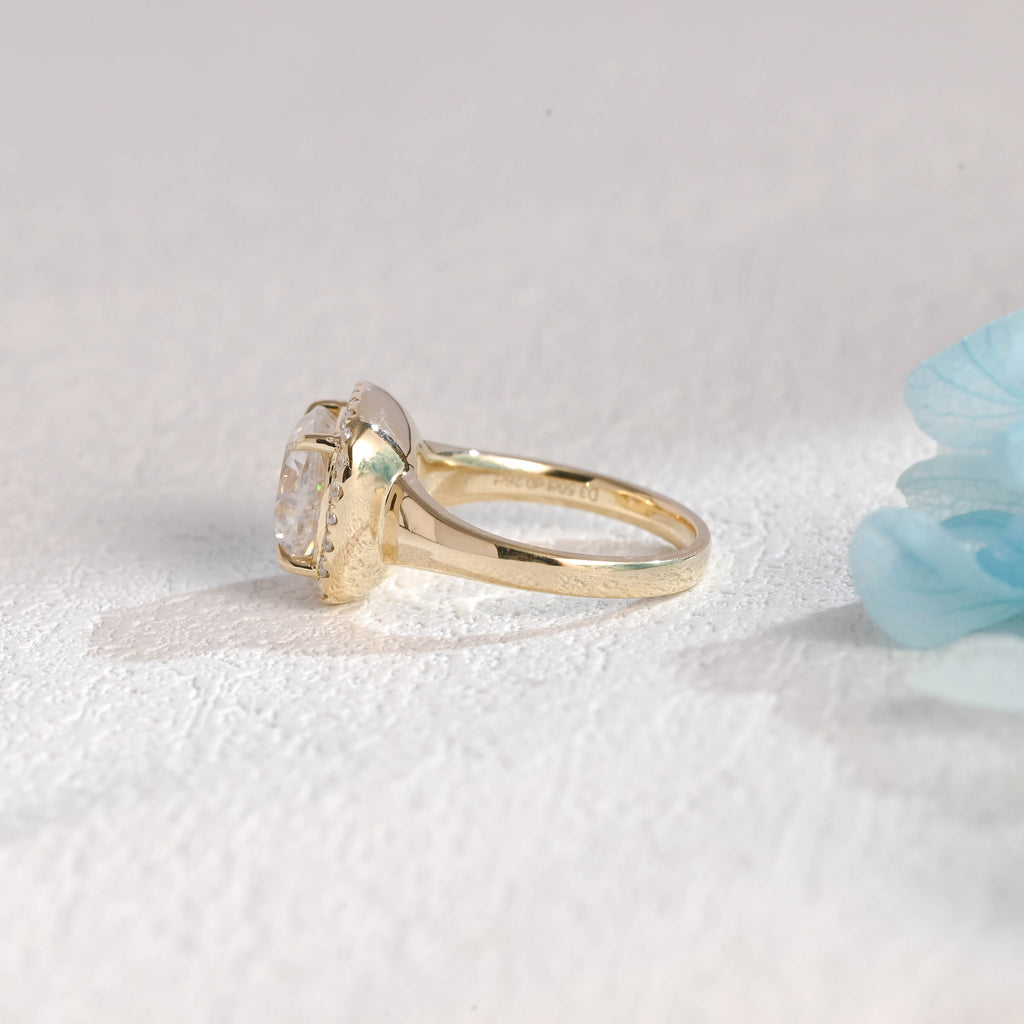 IGI Certified 1-3 Carat Cushion Cut Lab Grown Diamond Ring | D VS1 EX | 14K 18K  Gold & Platinum