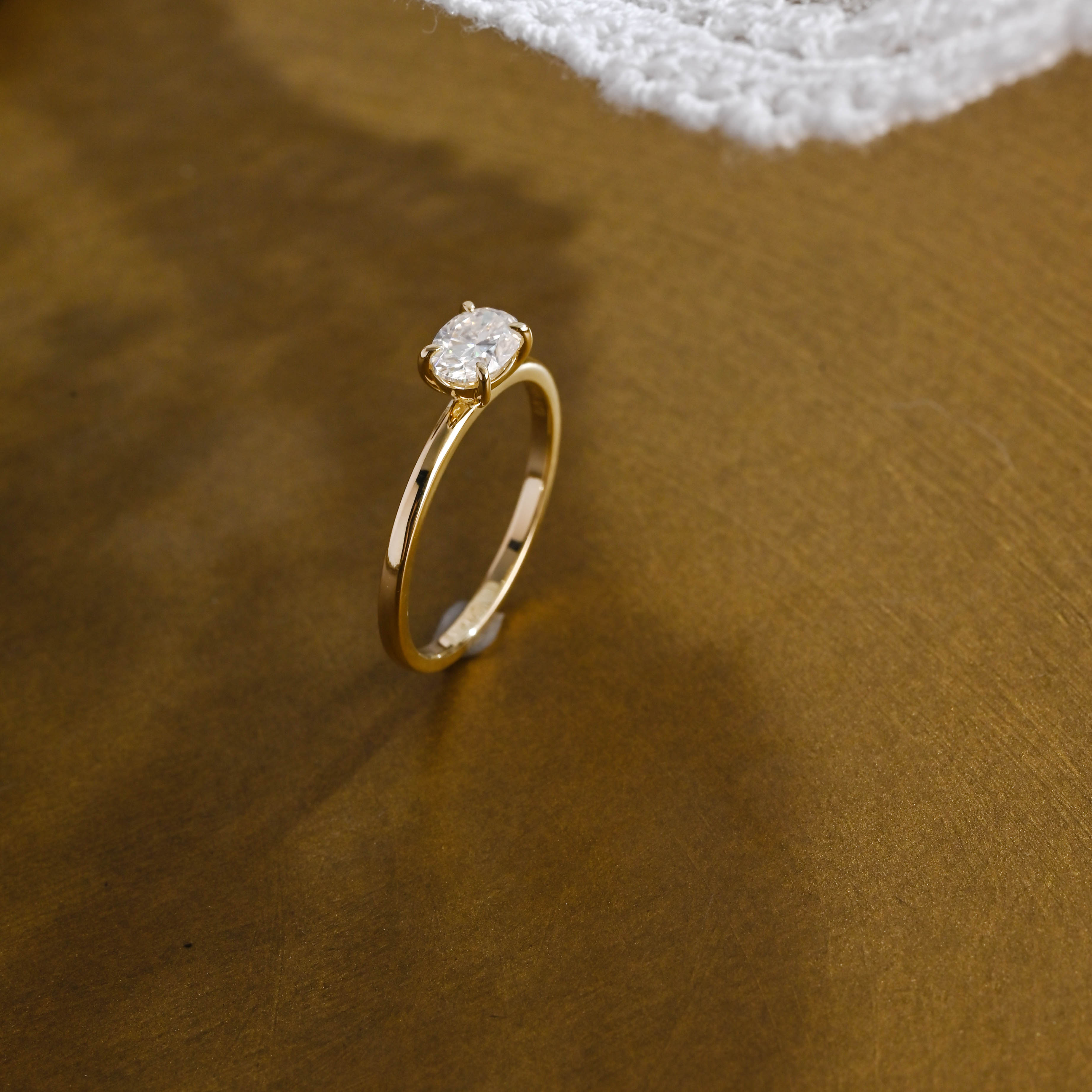 IGI Certified 1-5 Carat Oval Cut Lab Grown Diamond Ring | D VS1 EX | 14K 18K Gold & Platinum