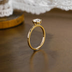 IGI Certified 1-5 Carat Oval Cut Lab Grown Diamond Ring | D VS1 EX | 14K 18K Gold & Platinum