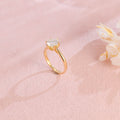 classic 6 prong round brilliant lab grown diamond solitaire engagement ring d color vs1 in 14k white gold