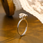 IGI Certified 1-5 Carat D Color VS1 Clarity Pear Cut Lab Grown Diamond Engagement Ring in 14K/18K Gold or Platinum