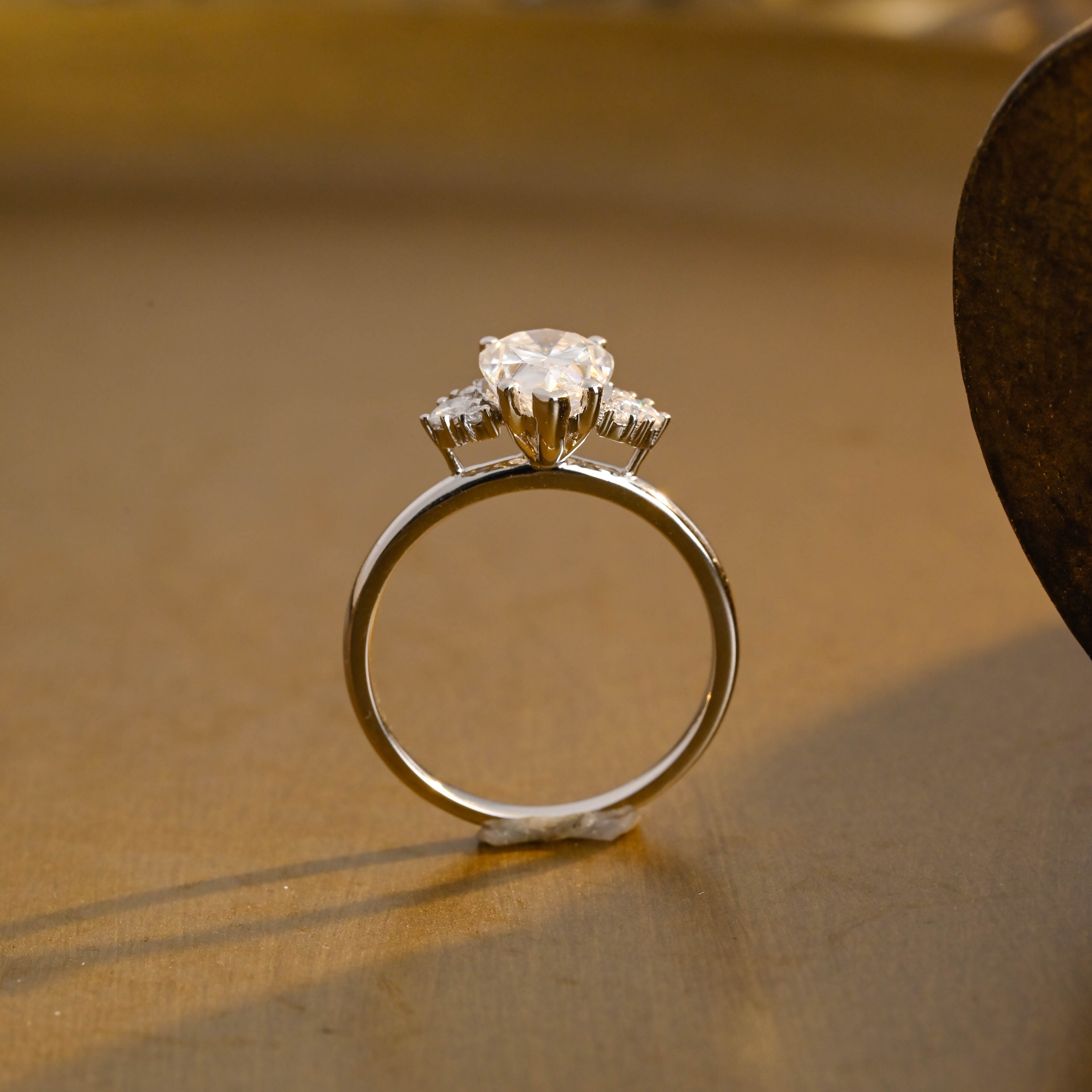 IGI Certified 1-5 Carat D Color VS1 Clarity Pear Cut Lab Grown Diamond Engagement Ring in 14K/18K Gold or Platinum