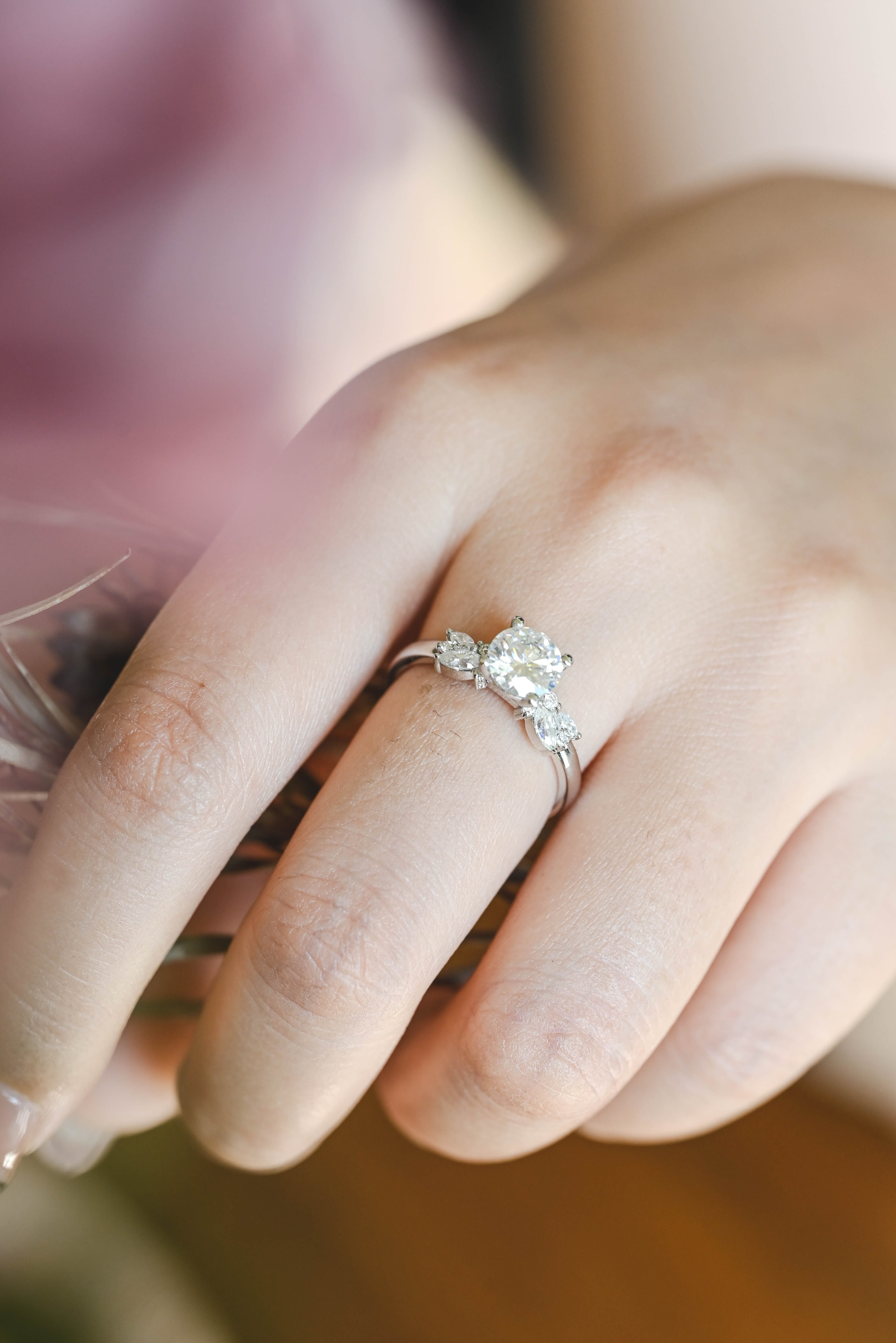 IGI Certified Round Cut Lab Grown Diamond Engagement Ring, 1-5 Carat D VS1, 14K/18K Gold or Platinum