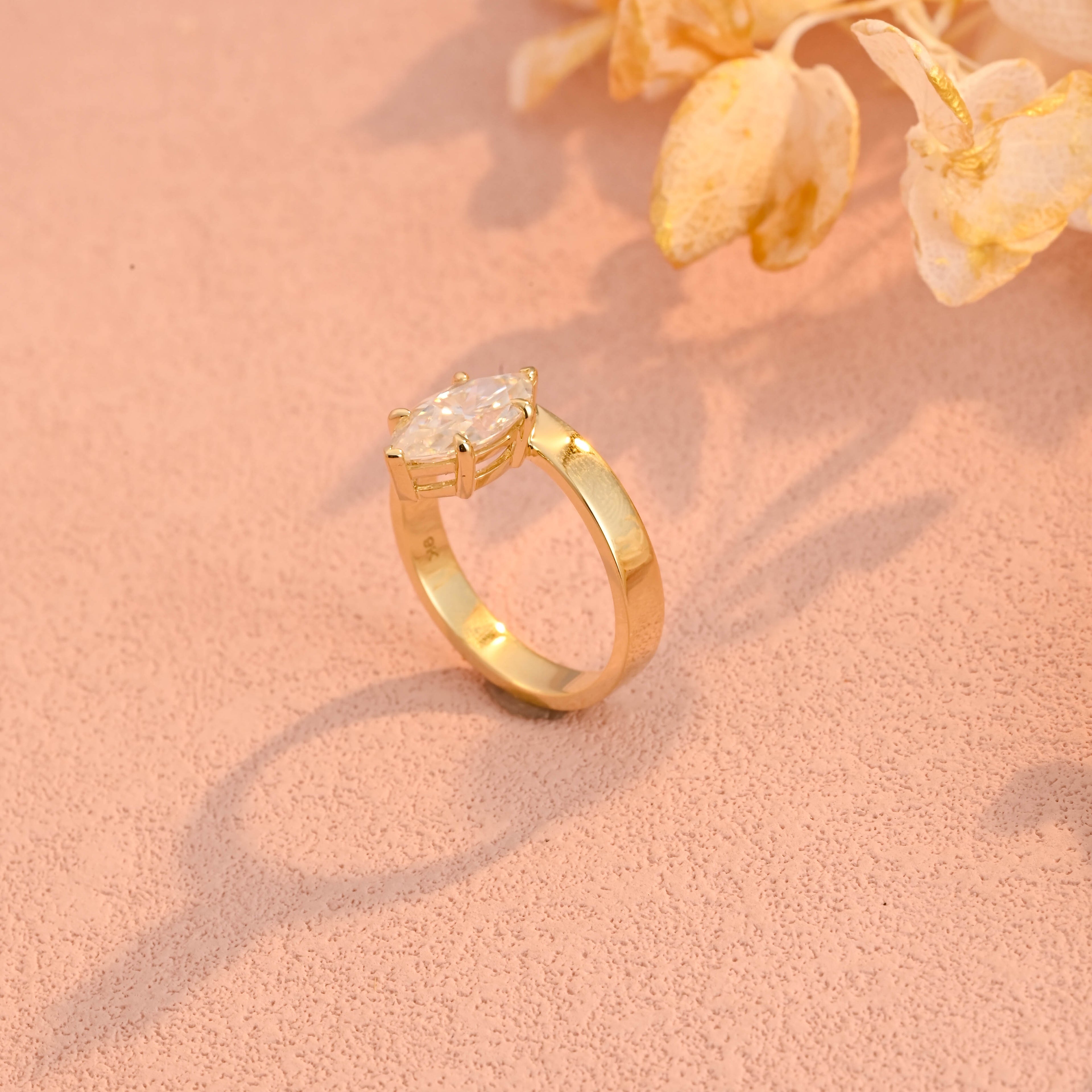 IGI Certified 1-3 Carat Marquise Lab Grown Diamond Ring | D VS1 EX | 14K 18K Gold & Platinum