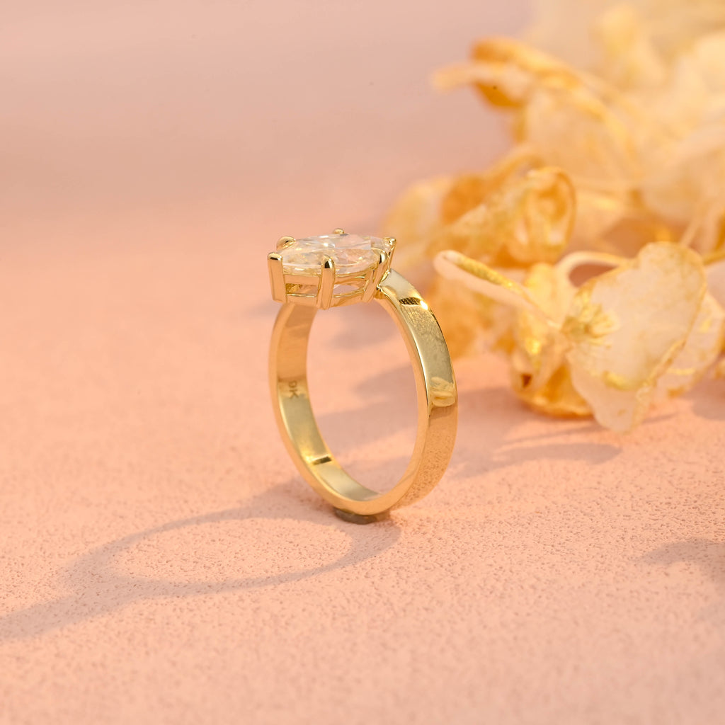IGI Certified 1-3 Carat Marquise Lab Grown Diamond Ring | D VS1 EX | 14K 18K Gold & Platinum