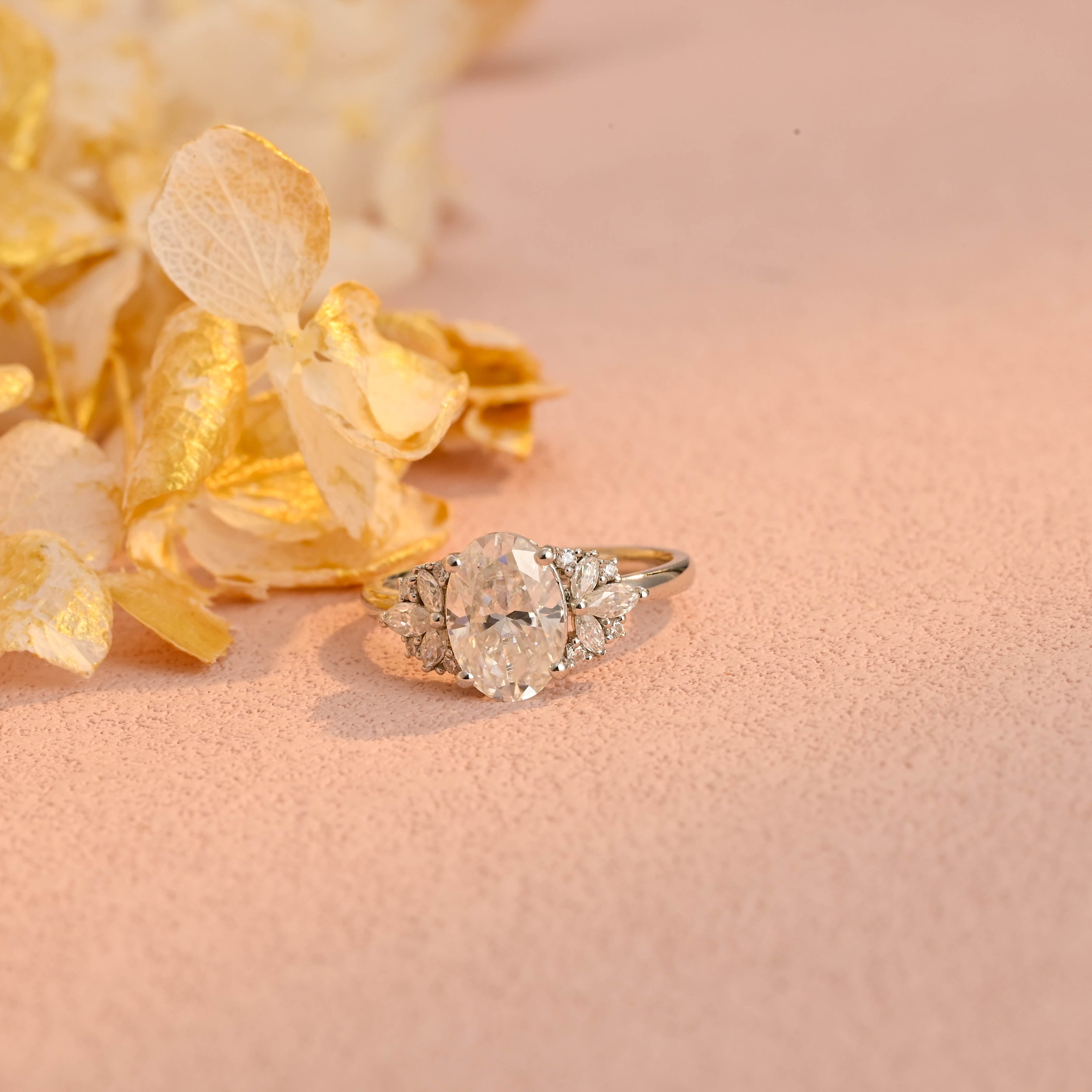 IGI Certified 1-5 Carat Oval Cut Lab Grown Diamond Ring | D VS1 EX | 14K 18K Gold & Platinum