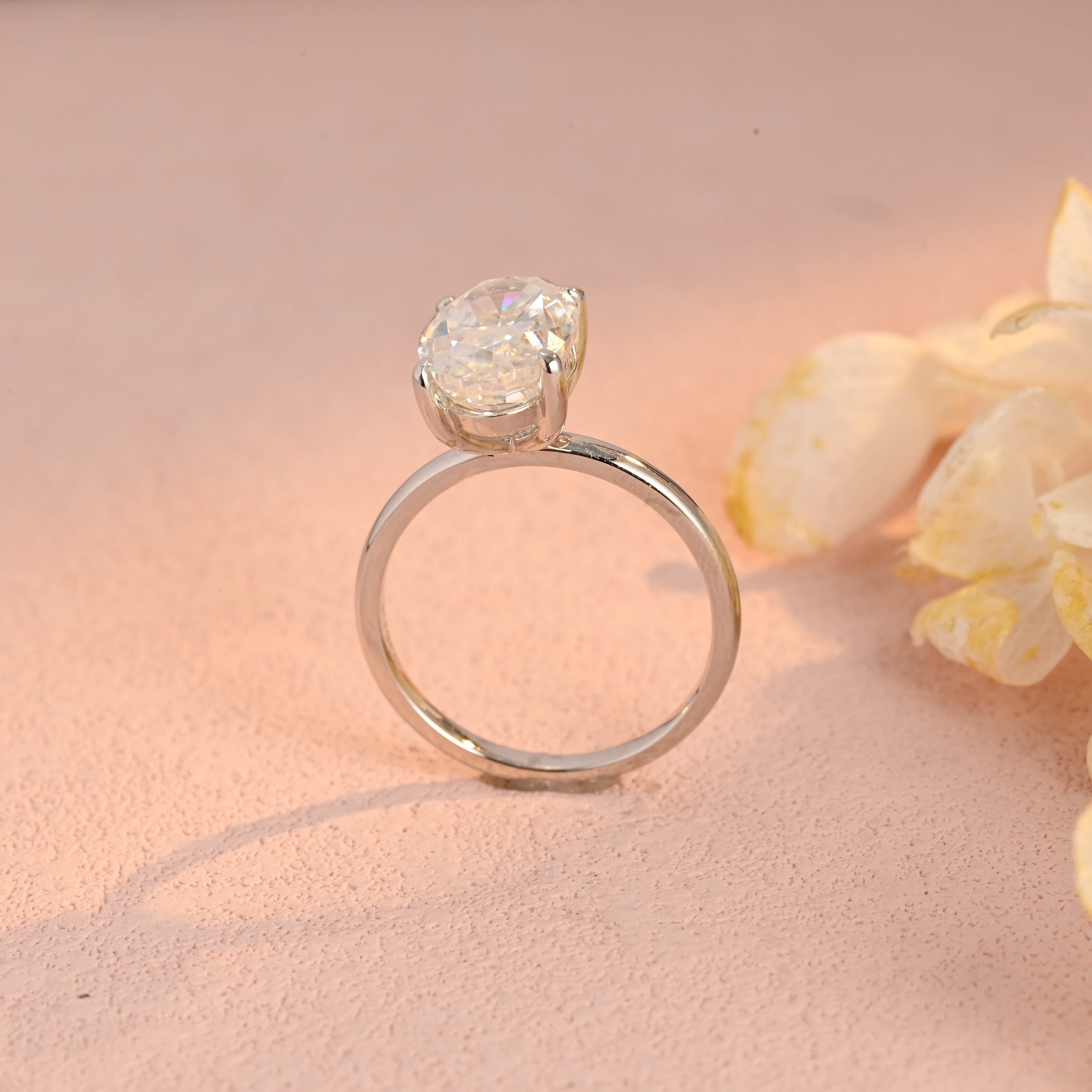 IGI Certified 1-5 Carat Oval Cut Lab Grown Diamond Ring | D VS1 EX | 14K 18K Gold & Platinum
