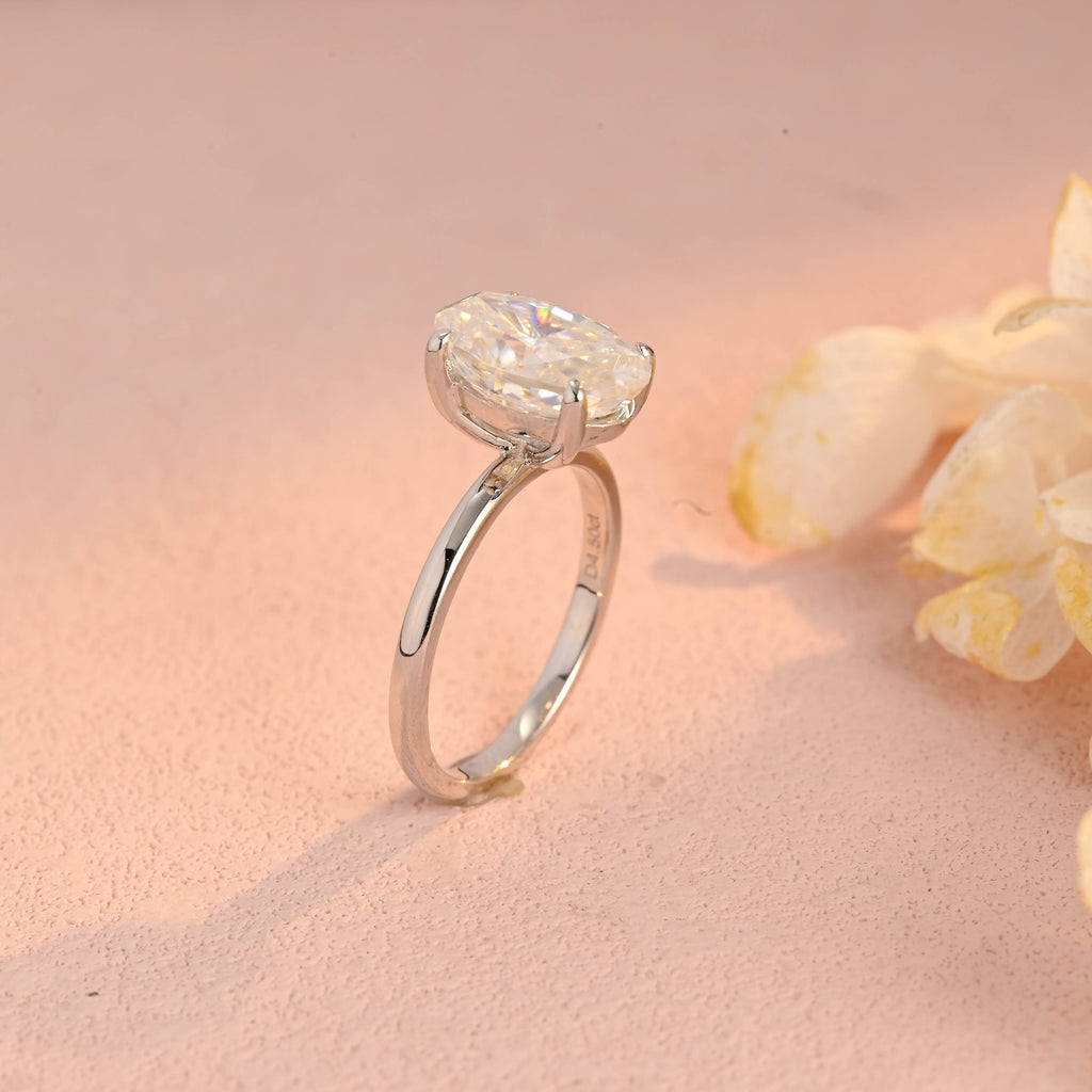 IGI Certified 1-5 Carat Oval Cut Lab Grown Diamond Ring | D VS1 EX | 14K 18K Gold & Platinum