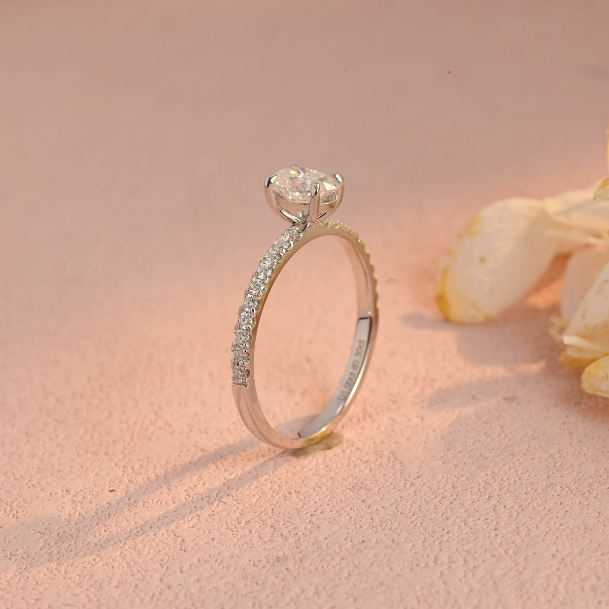 Premium IGI Certified 1-5 Carat Oval Cut Lab Grown Diamond Ring | D VS1 EX | 14K 18K Gold & Platinum