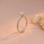 IGI Certified 1-5 Carat Oval Cut Lab Grown Diamond Ring | D VS1 EX | 14K 18K Gold & Platinum