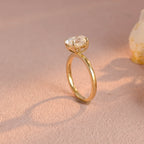 IGI Certified 1-5 Carat Oval Cut Lab Grown Diamond Ring | D VS1 EX | 14K 18K Gold & Platinum