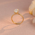 IGI Certified 1-5 Carat Oval Cut Lab Grown Diamond Ring | D VS1 EX | 14K 18K Gold & Platinum