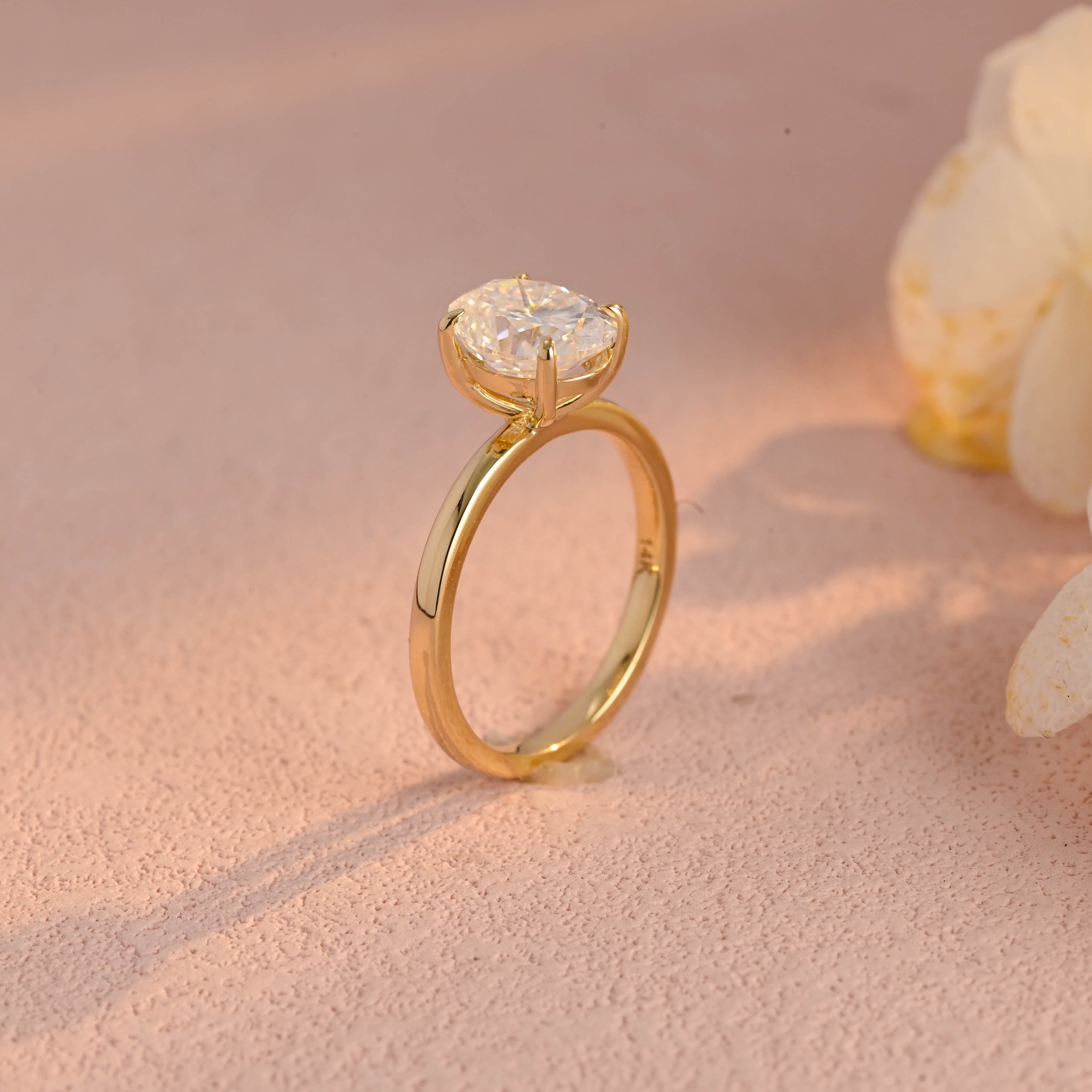 IGI Certified 1-5 Carat Oval Cut Lab Grown Diamond Ring | D VS1 EX | 14K 18K Gold & Platinum