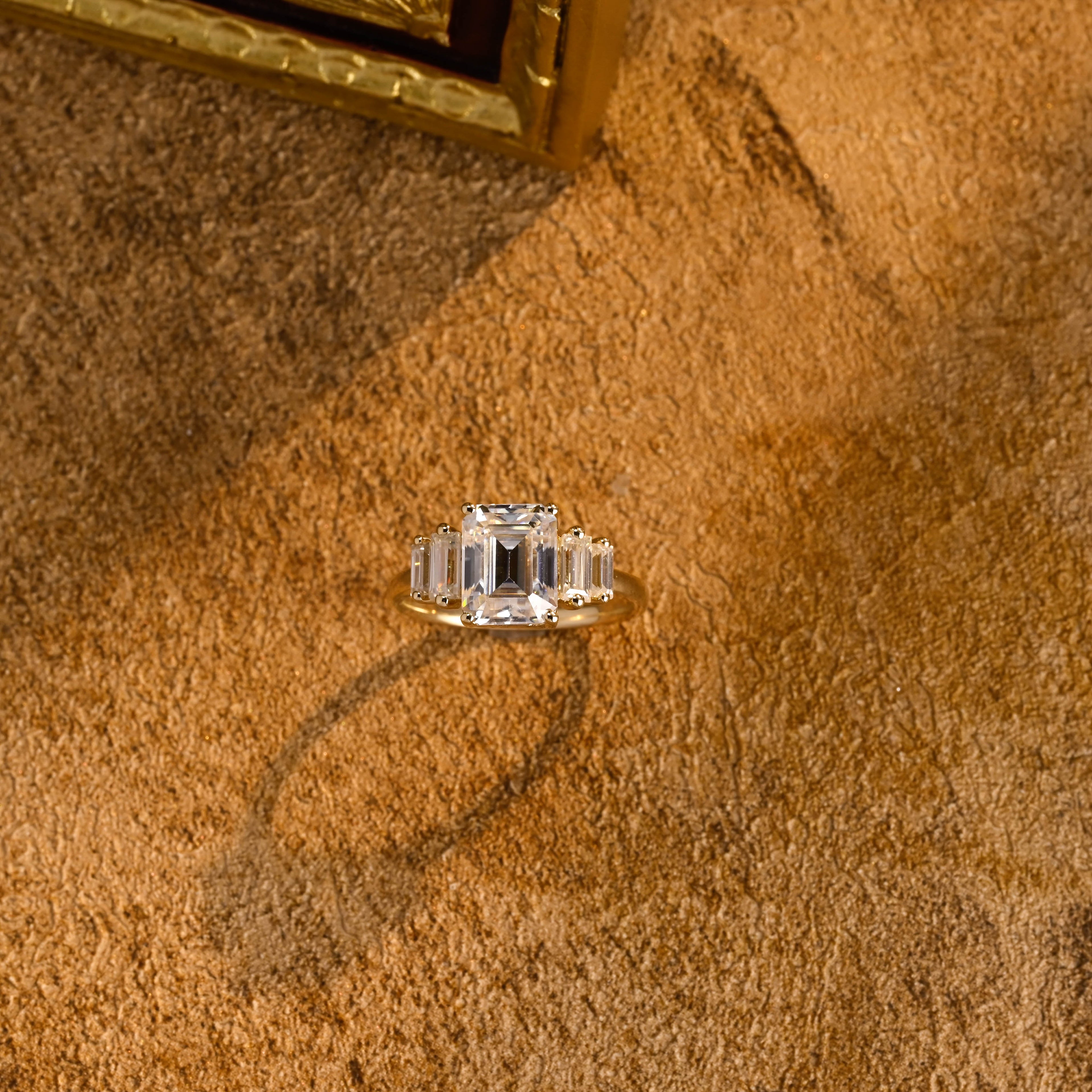IGI Certified 1-5 Carat Emerald Cut Lab Grown Diamond Ring | D VS1 EX | 14K 18K Gold & Platinum