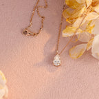 IGI Certified Pear Shaped Lab Grown Diamond Pendant Necklace | 1-5 CT | D VS1 EX | 14K 18K Gold & Platinum