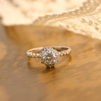 IGI Certified Round Cut Lab Grown Diamond Engagement Ring, 1-5 Carat D VS1, 14K/18K Gold or Platinum