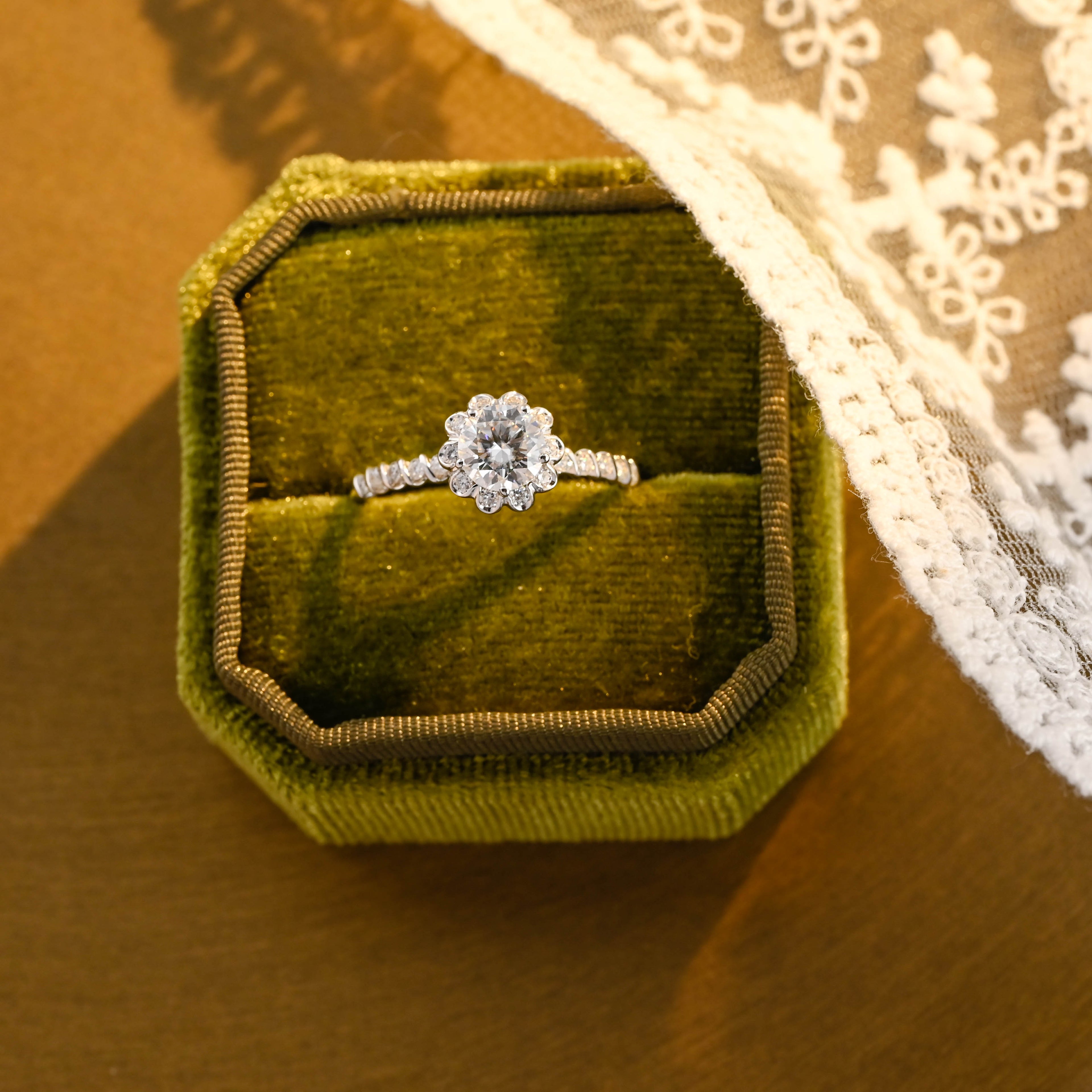 IGI Certified Round Cut Lab Grown Diamond Engagement Ring, 1-5 Carat D VS1, 14K/18K Gold or Platinum