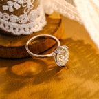 IGI Certified 1-5 Carat D Color VS1 Clarity Oval Cut Lab Grown Diamond Engagement Ring in 14K/18K Gold or Platinum