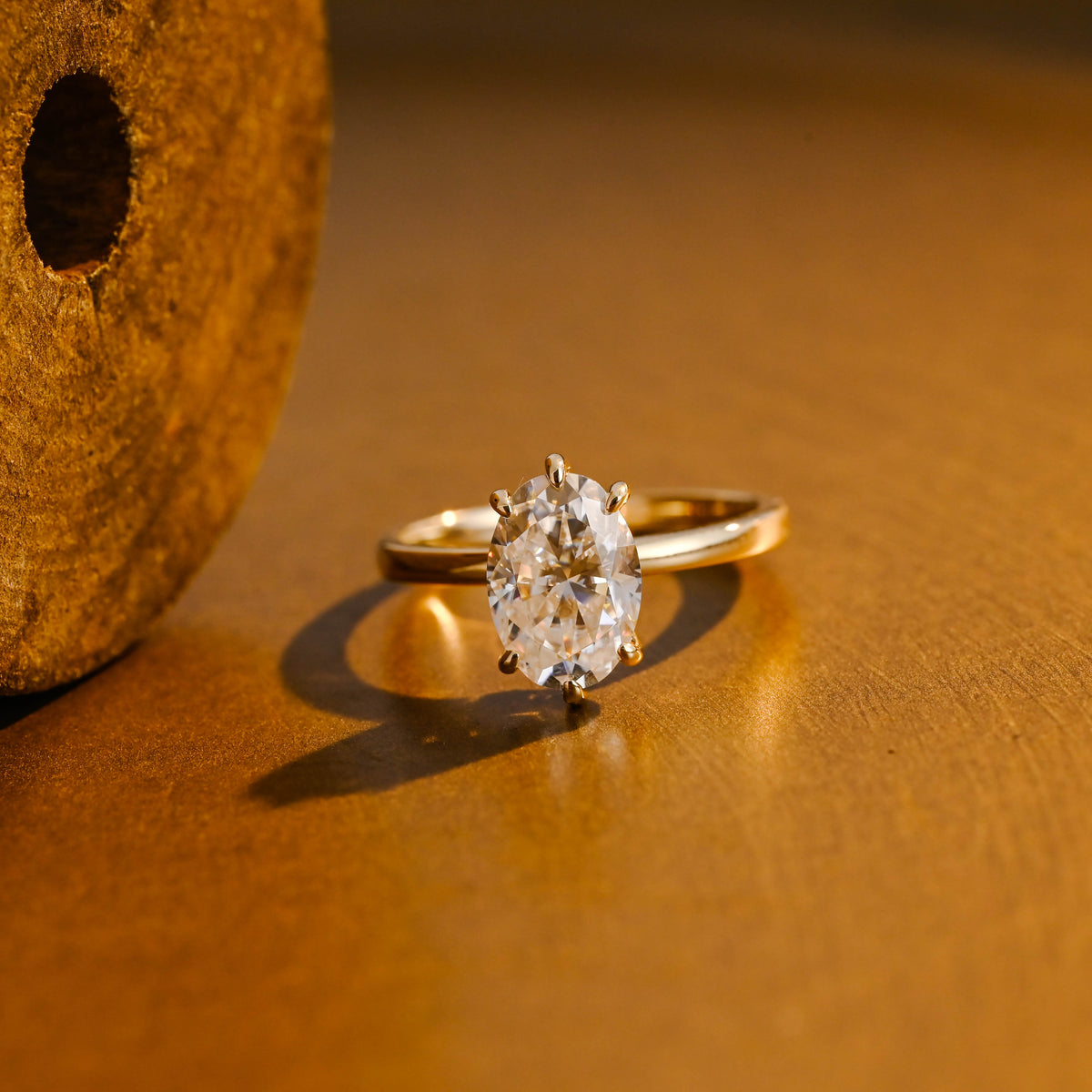 Luxury IGI Certified 1-5 Carat D Color VS1 Clarity Oval Cut Lab Grown Diamond Engagement Ring in 14K/18K Gold or Platinum