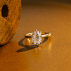 IGI Certified 1-5 Carat D Color VS1 Clarity Oval Cut Lab Grown Diamond Engagement Ring in 14K/18K Gold or Platinum