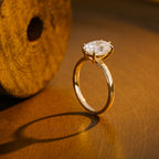 IGI Certified 1-5 Carat D Color VS1 Clarity Oval Cut Lab Grown Diamond Engagement Ring in 14K/18K Gold or Platinum