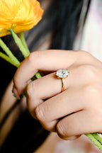 IGI Certified 1-5 Carat D Color VS1 Clarity Oval Cut Lab Grown Diamond Engagement Ring in 14K/18K Gold or Platinum