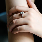 IGI Certified 1-5 Carat Emerald Cut Lab Grown Diamond Ring | D VS1 EX | 14K 18K Gold & Platinum