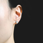 IGI Certified Round Brilliant Lab Grown Diamond Stud Earrings | D VS1 Ideal Cut | 0.5-3 CTW