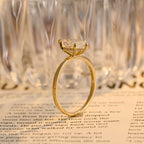 IGI Certified 1-3 Carat Marquise Lab Grown Diamond Ring | D VS1 | 14K 18K Yellow Gold