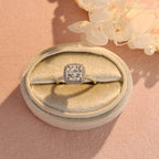 IGI Certified 1-3 Carat Cushion Cut Lab Grown Diamond Ring | D VS1 EX | 14K 18K  Gold & Platinum